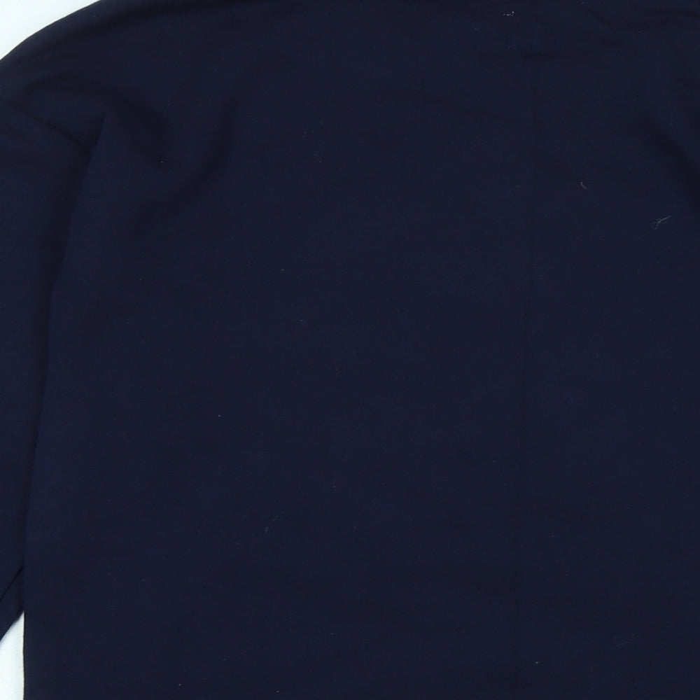 Gap Girls Blue Polyester Pullover Sweatshirt Size 2XL - Logo