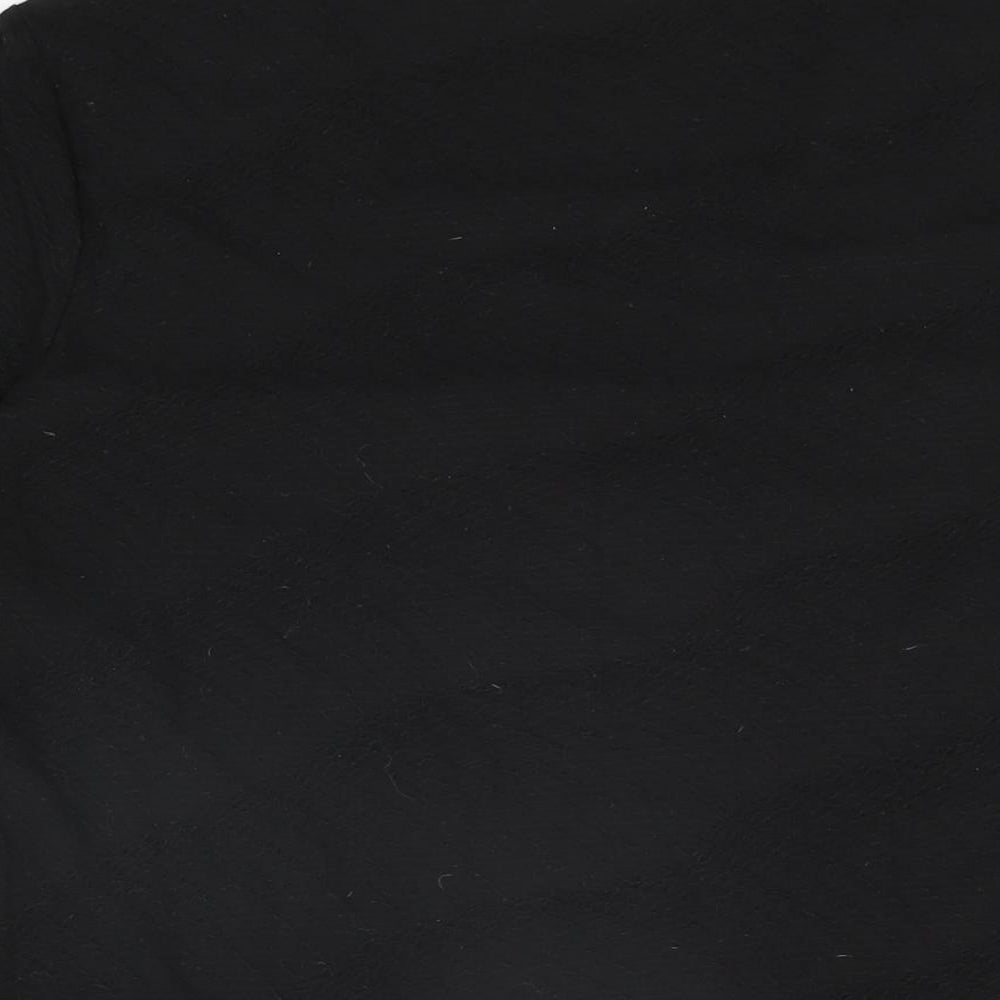 Country Casuals Womens Black Polyester Basic T-Shirt Size M Square Neck