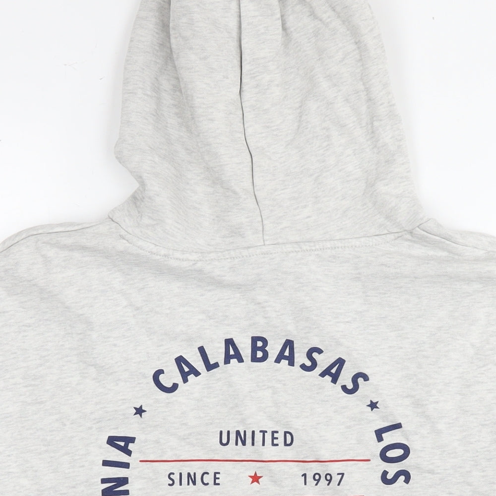 Divided by H&M Womens Grey Cotton Pullover Hoodie Size L Pullover - Calabasas LA