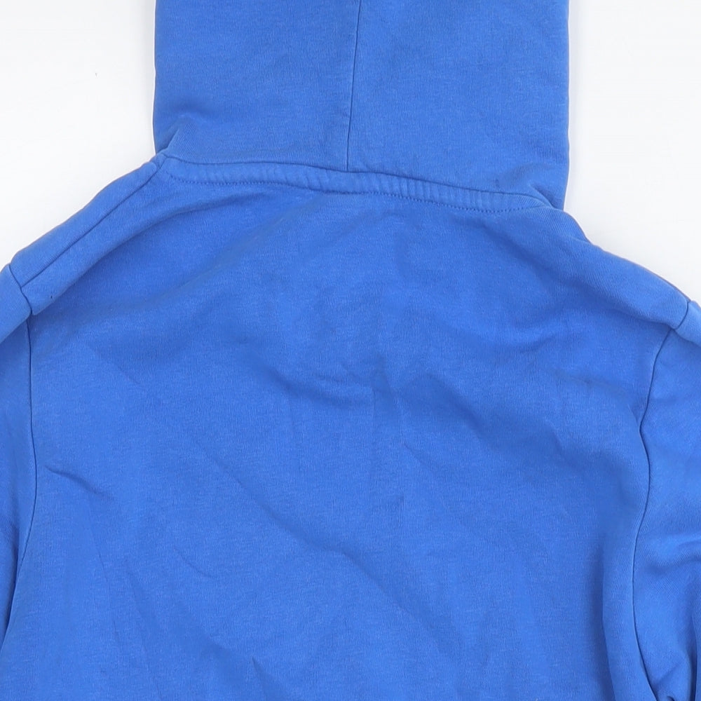 Hype Mens Blue Cotton Pullover Hoodie Size XS