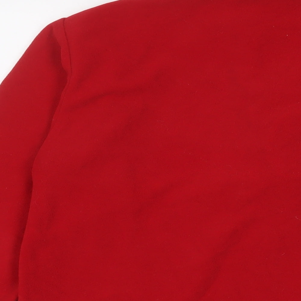 F.LLI Campagnolo Mens Red Polyester Pullover Sweatshirt Size S