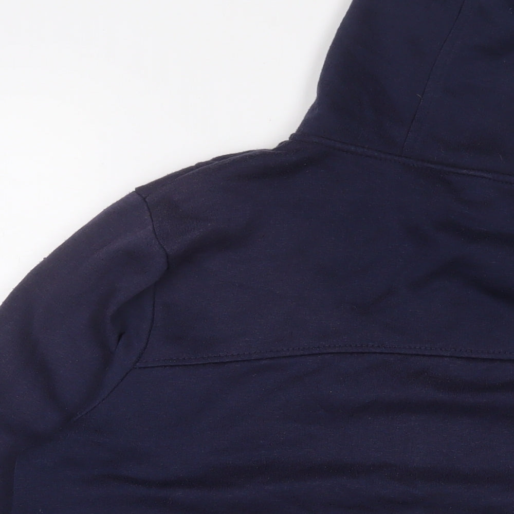 LA Gear Womens Blue Cotton Full Zip Hoodie Size 18 Zip