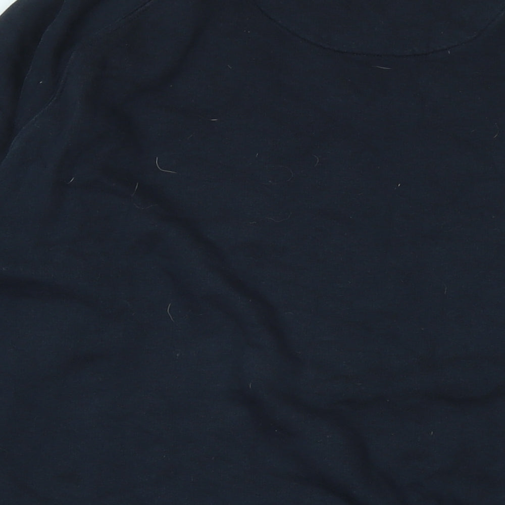 celio* Womens Blue Cotton Pullover Sweatshirt Size M - C'est La vie