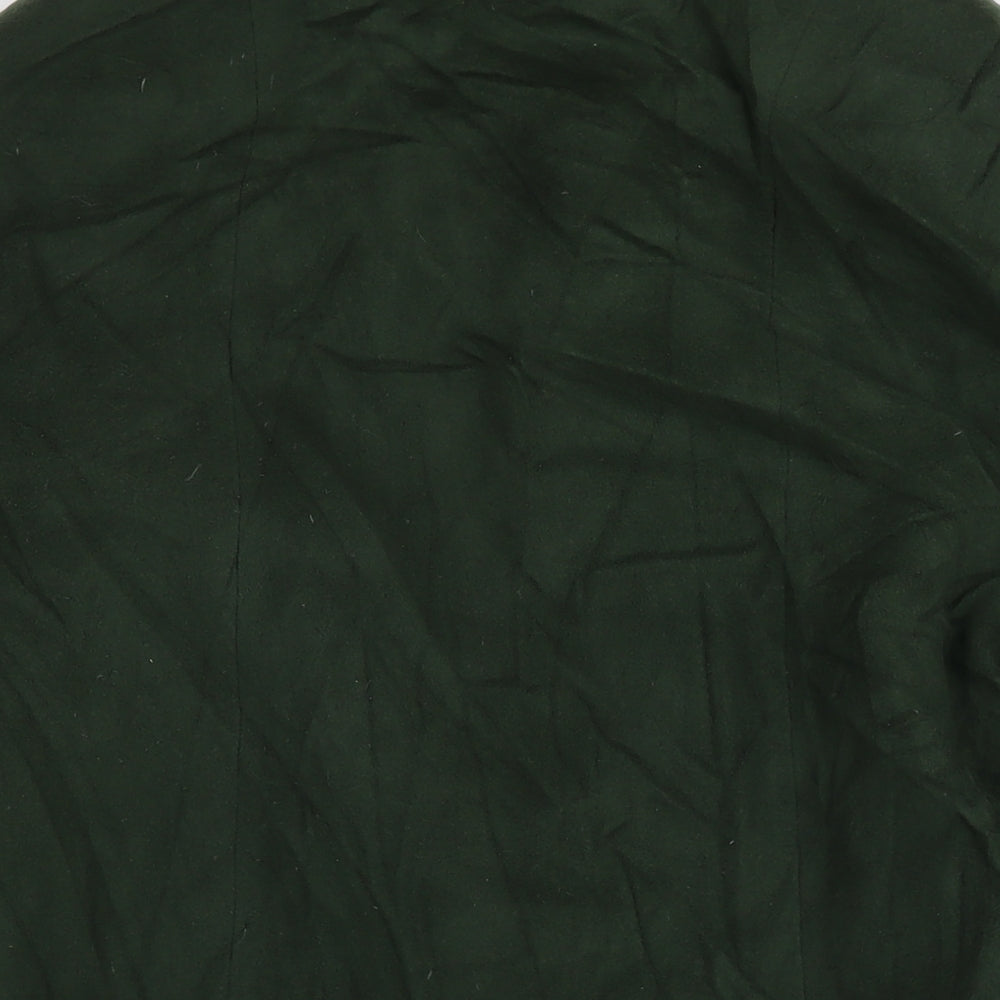 Lampert Womens Green Overcoat Coat Size 16 Button