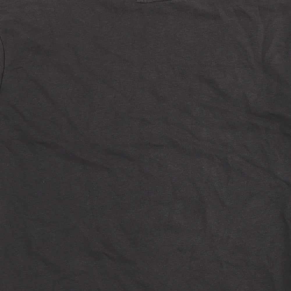 The Rolling Stones Womens Grey Cotton Pullover Sweatshirt Size M Pullover - Logo