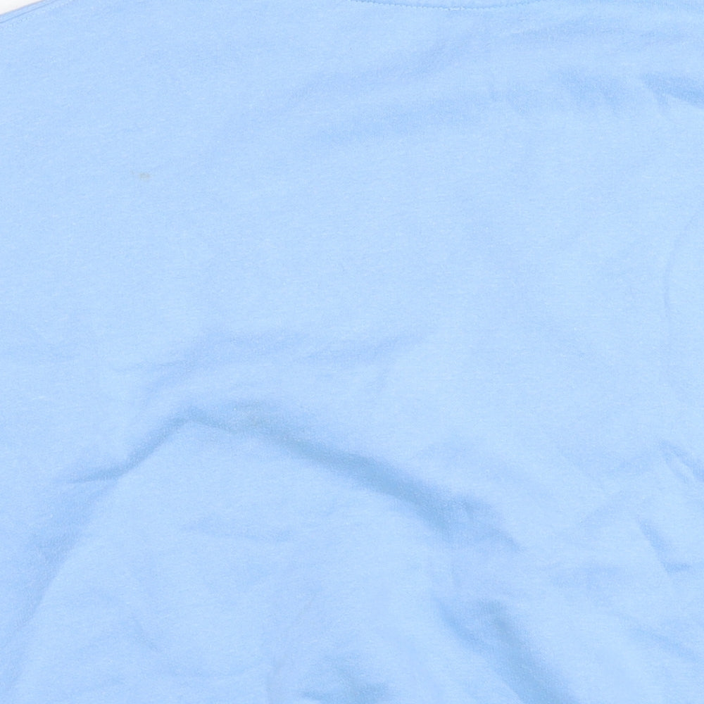 New Orleans Mens Blue Polyester Pullover Sweatshirt Size XS - Logo