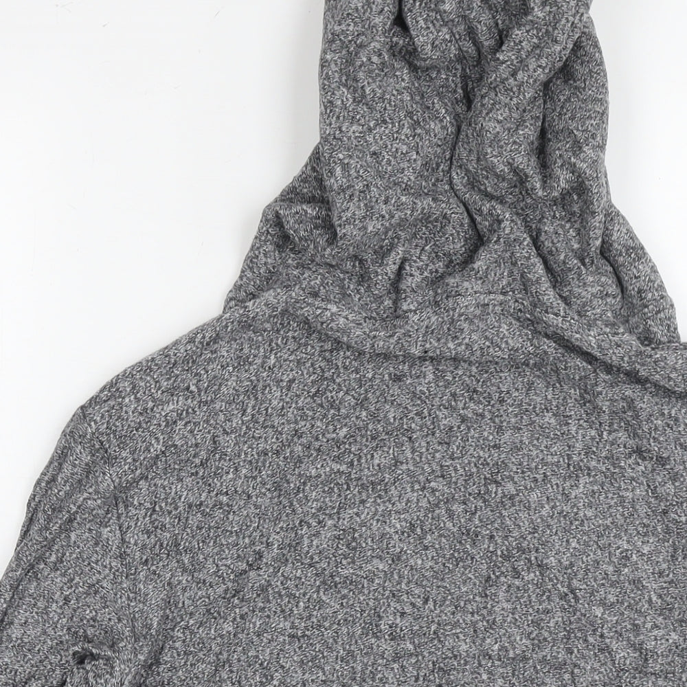 The Kooples Womens Grey Viscose Pullover Hoodie Size S Pullover