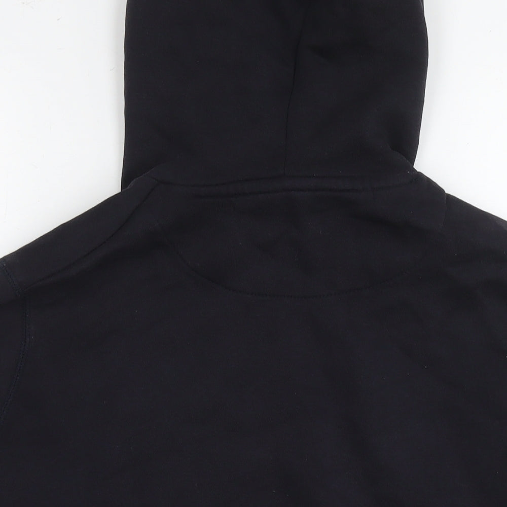 French Connection Womens Black Cotton Pullover Sweatshirt Size L Pullover