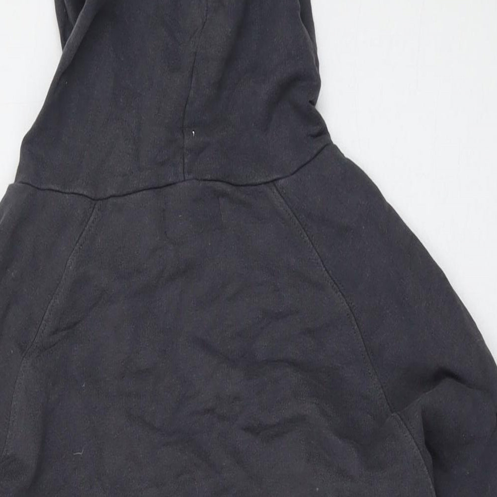 Pineapple Womens Grey Cotton Pullover Hoodie Size M Pullover