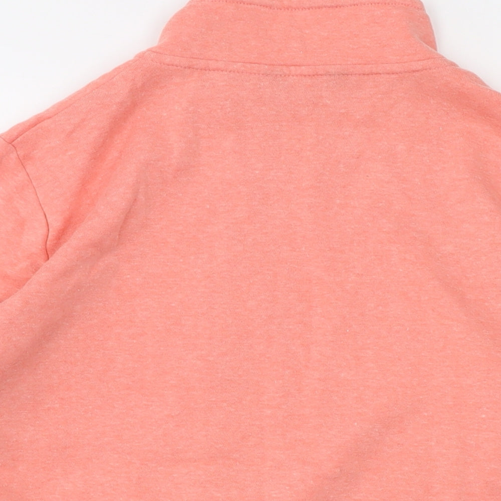 Emreco Womens Orange Polyester Full Zip Sweatshirt Size 16 Zip