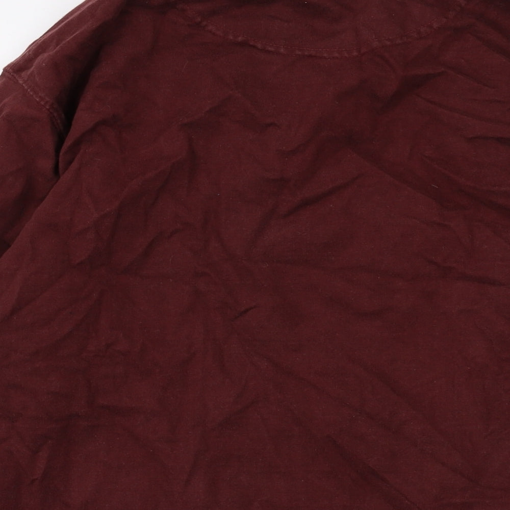 Sonoma Mens Red Cotton Pullover Sweatshirt Size XL
