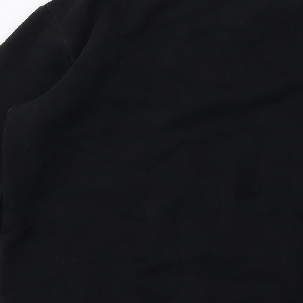 MP Womens Black Cotton Pullover Sweatshirt Size XS Pullover