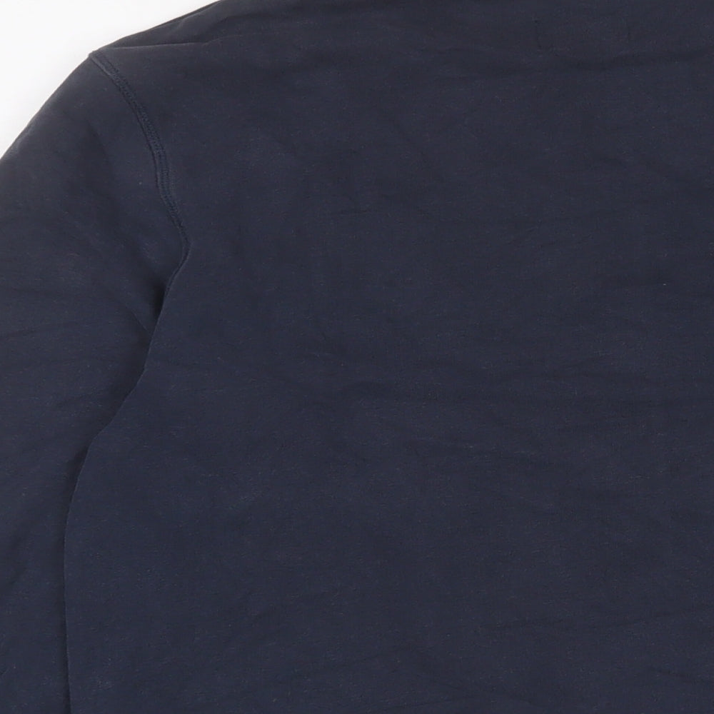 Selected Homme Mens Blue Cotton Pullover Sweatshirt Size M