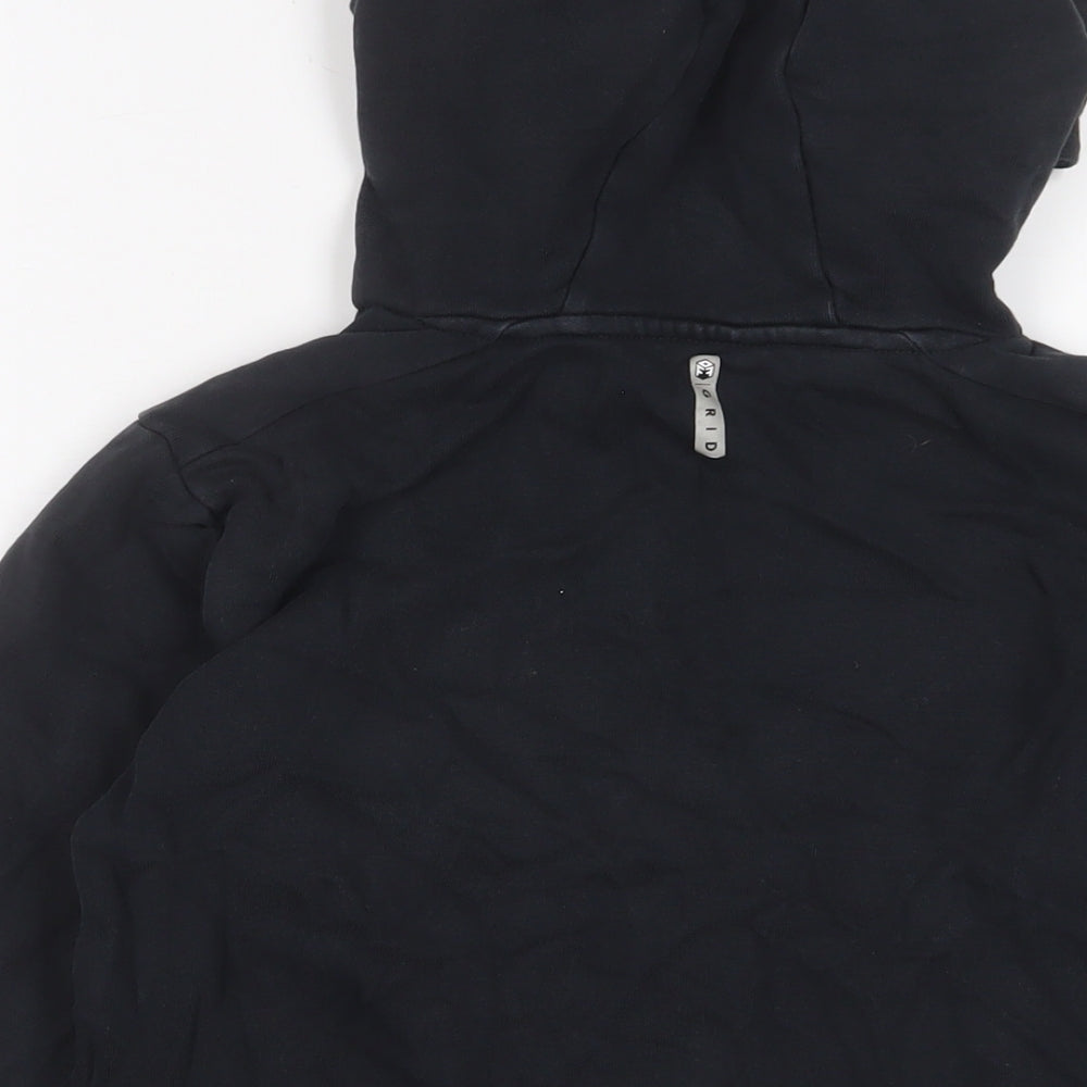 Hummel Boys Black Cotton Pullover Hoodie Size 12 Years Pullover