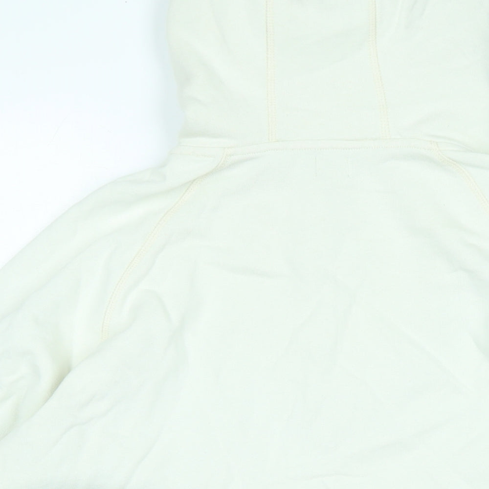 kin Womens Ivory Polyester Pullover Hoodie Size XL - Logo