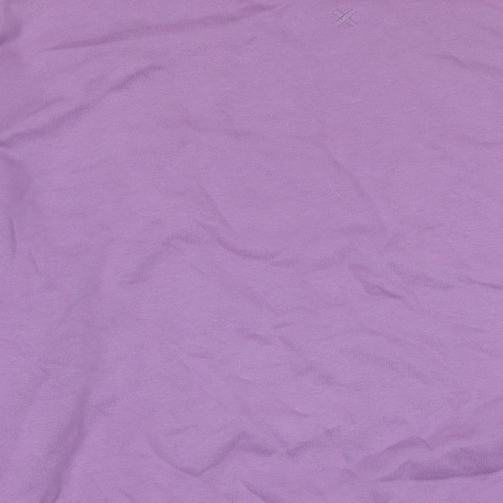COLLUSION Womens Purple Polyester Pullover Sweatshirt Size S - Logo
