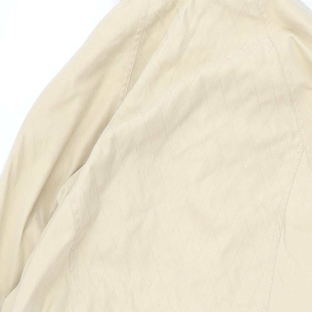 Canda Womens Beige Overcoat Coat Size 18 Zip