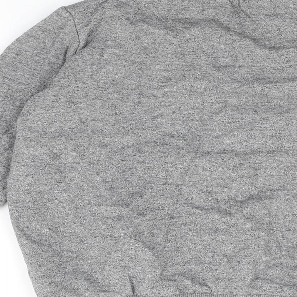 Hype Boys Grey Cotton Pullover Sweatshirt Size 11-12 Years Pullover