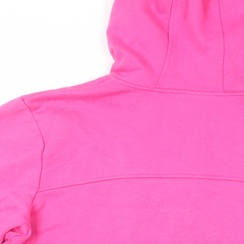 LA Gear Womens Pink Polyester Full Zip Hoodie Size 18 Zip - Logo Pockets