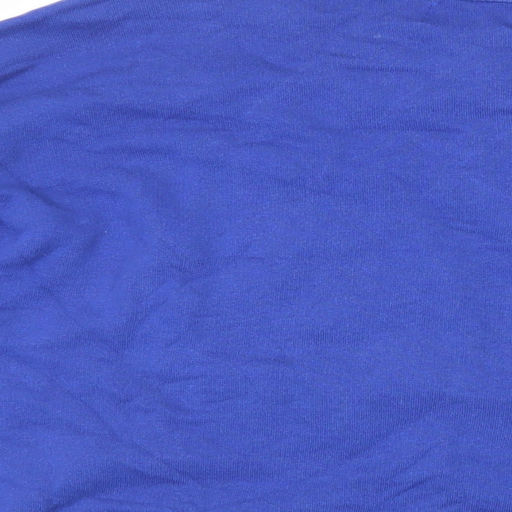 Pull&Bear Womens Blue Cotton Pullover Sweatshirt Size M Pullover - New York