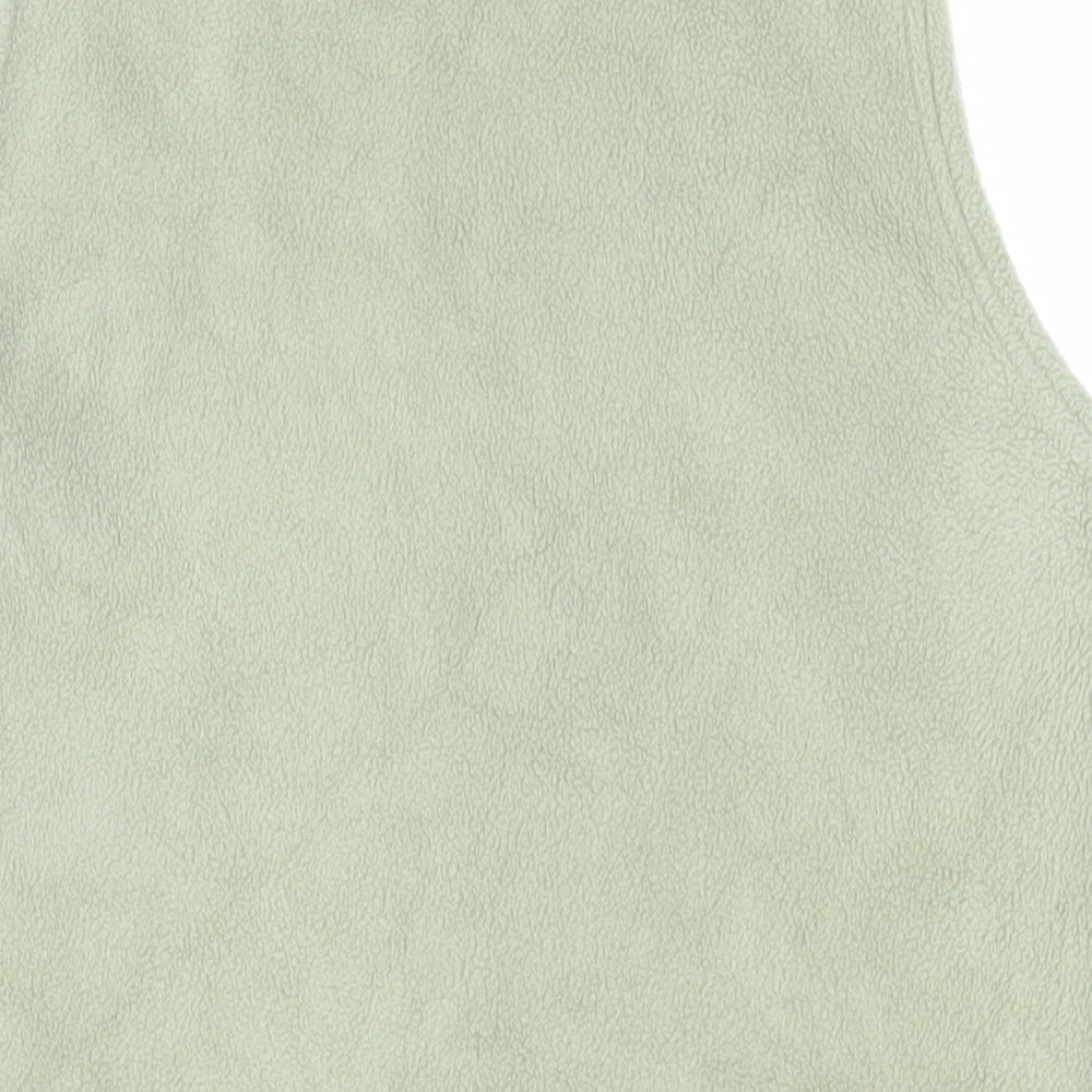 EWM Womens Green Gilet Jacket Size 12 Zip - Pockets