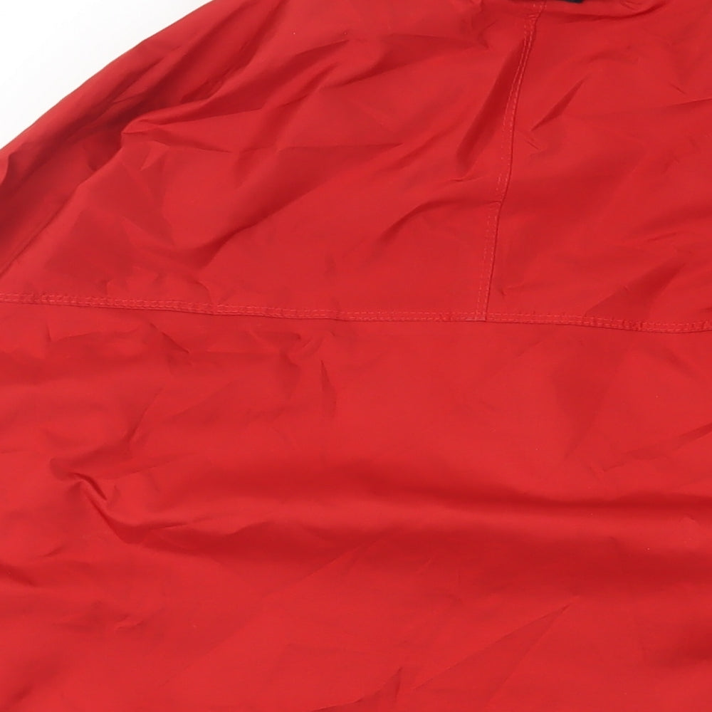 Allsport Active Mens Red Windbreaker Jacket Size XL Zip - Technical Outdoors