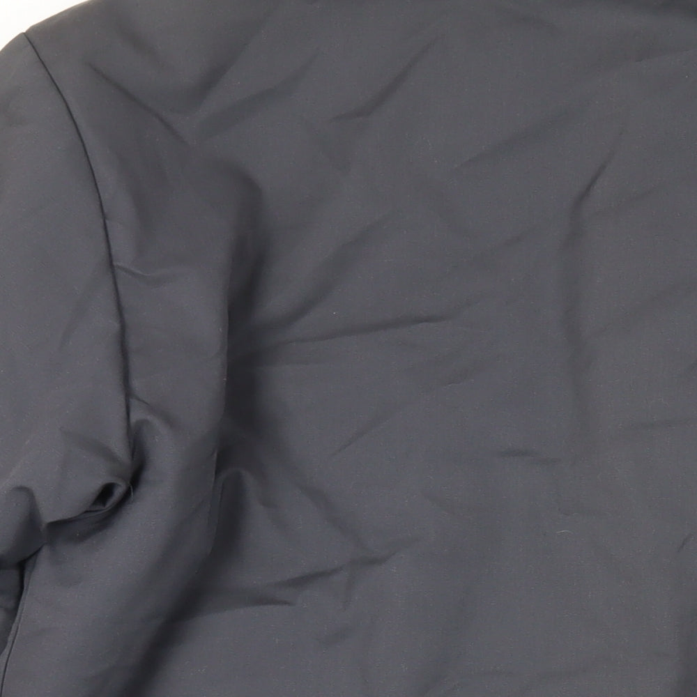 St Michael Mens Blue Pea Coat Coat Size M Zip - Vintage