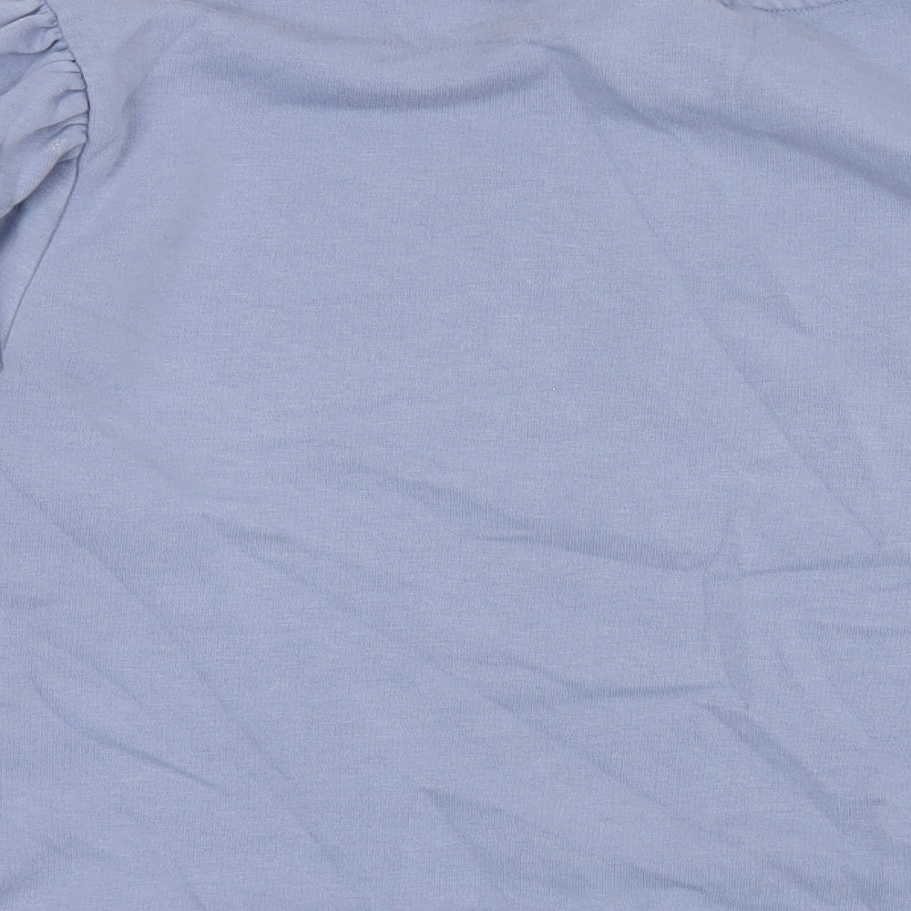 Saint Tropez Clothing Womens Blue Cotton Pullover Sweatshirt Size M Pullover