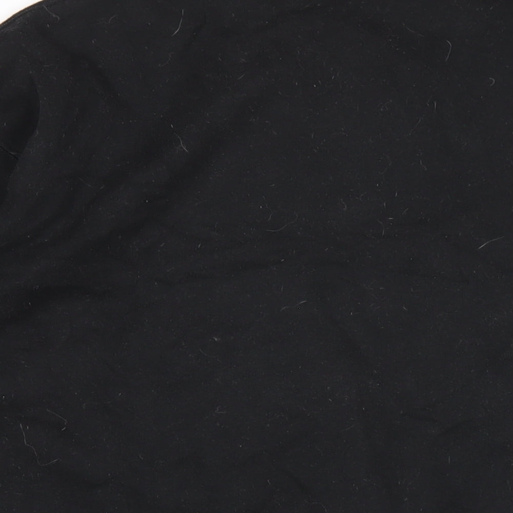 Boohoo Mens Black Polyester Pullover Sweatshirt Size S