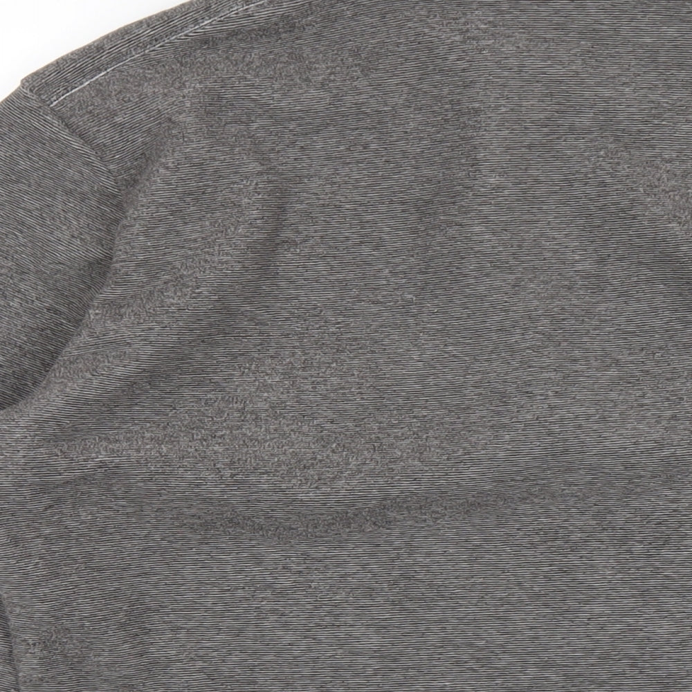 Quechua Womens Grey Polyester Pullover Sweatshirt Size L Zip