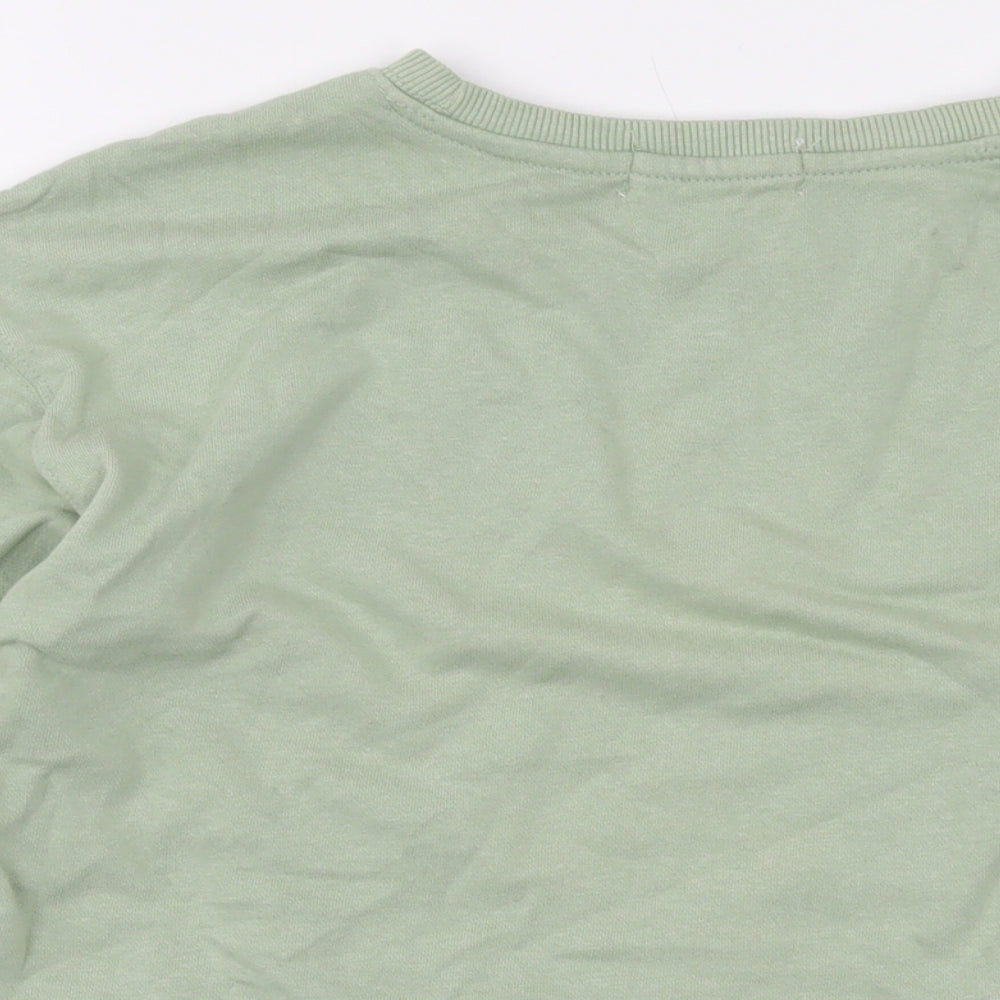 Pull&Bear Womens Green Cotton Pullover Sweatshirt Size XL Pullover - California