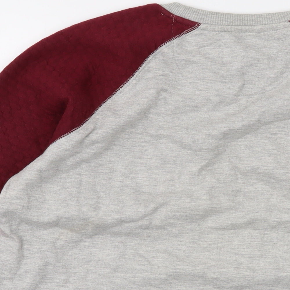 Burton Mens Grey Cotton Pullover Sweatshirt Size S