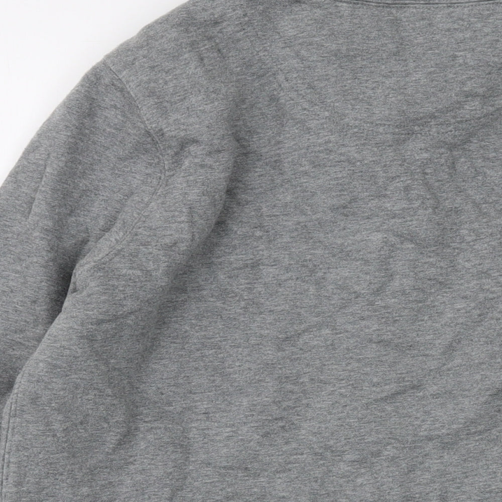 Lands' End Mens Grey Cotton Pullover Sweatshirt Size M
