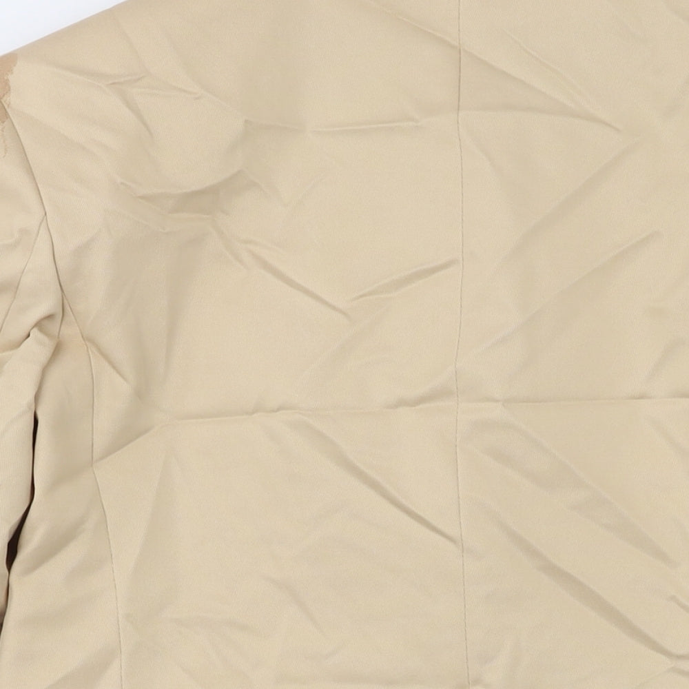 Marks & Spencer Womens Beige Jacket Size 8 Button