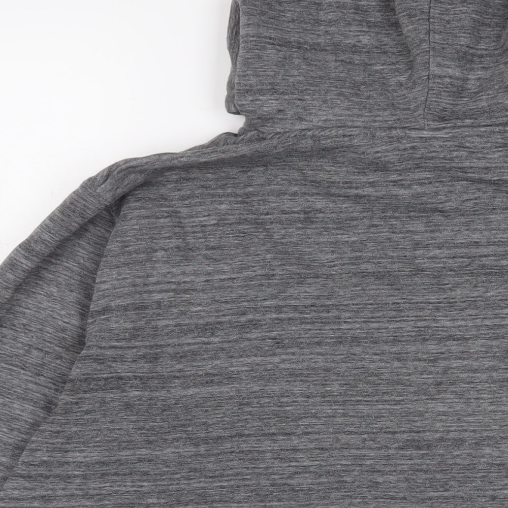 H&M Mens Grey Cotton Pullover Hoodie Size M