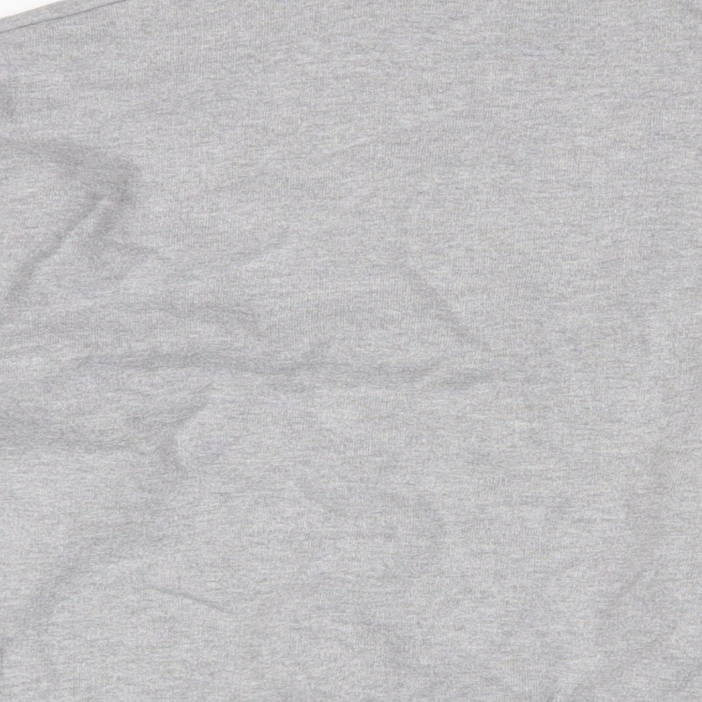 missgui Womens Grey Cotton Pullover Sweatshirt Size 12 Pullover