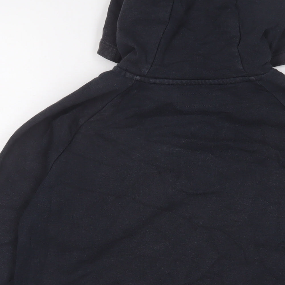 Next Boys Blue Cotton Full Zip Hoodie Size 13 Years Zip