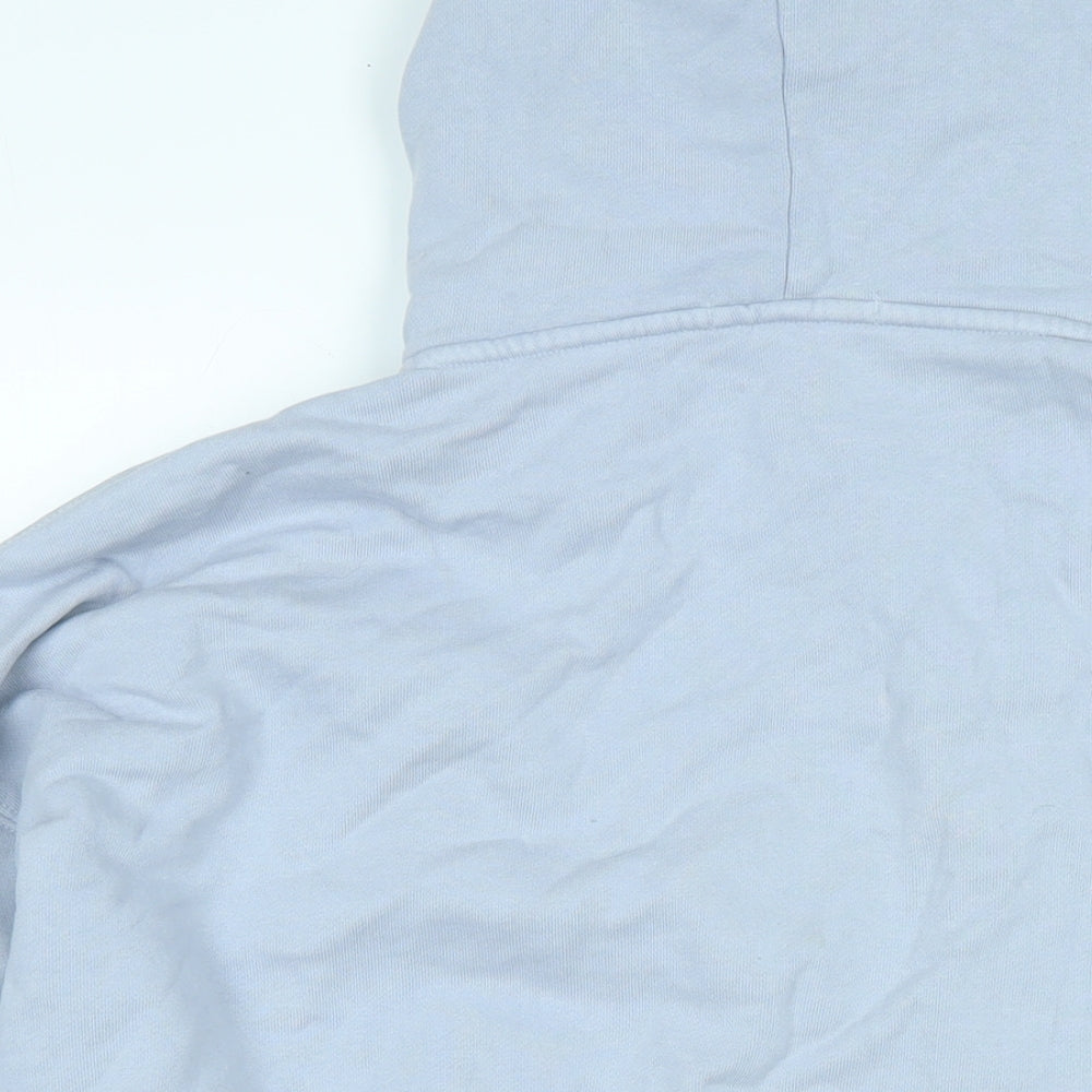 Brandy Melville Mens Blue Jacket Size 3XL Zip - Logo