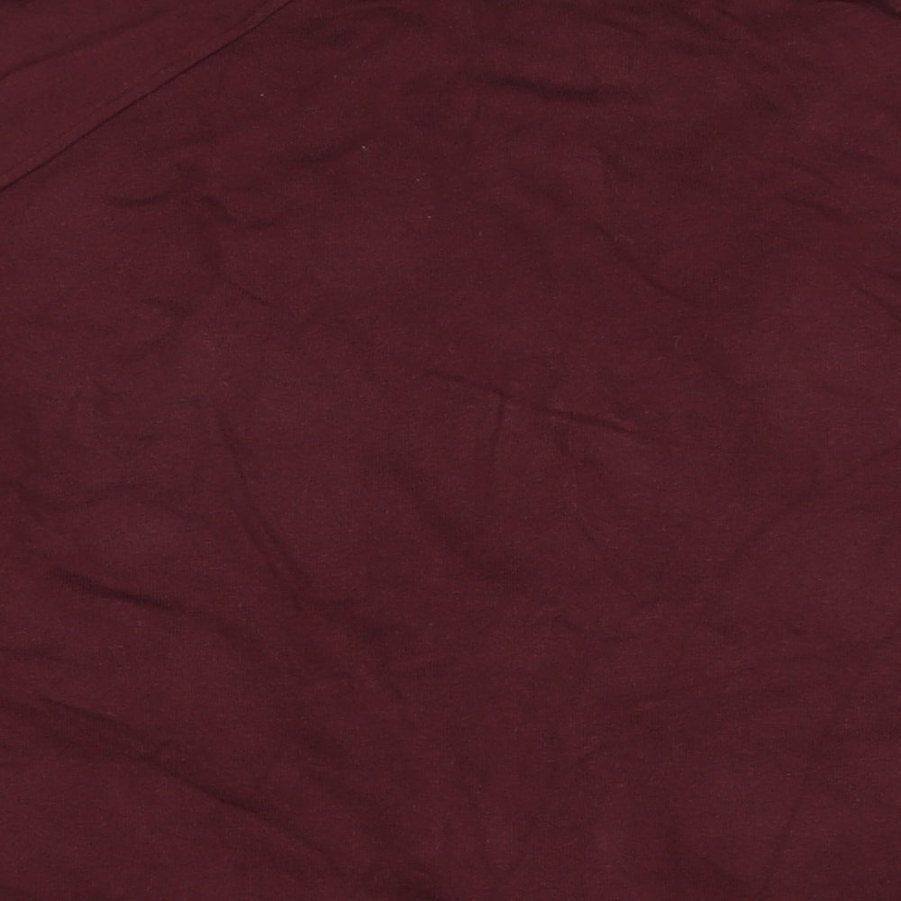 goodmove Womens Red Polyester Pullover Sweatshirt Size 14 - Logo
