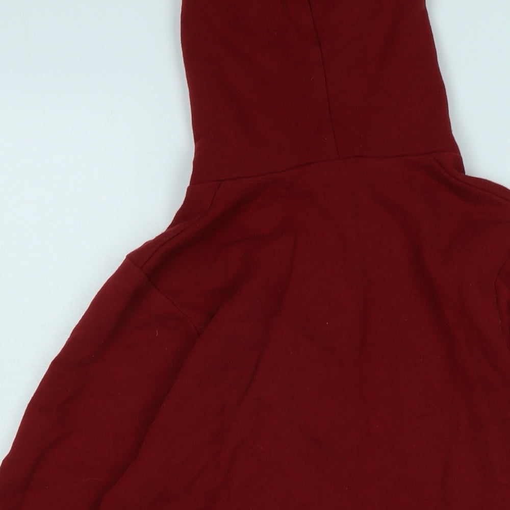 American Apparel Boys Red Jacket Size 2XS Zip