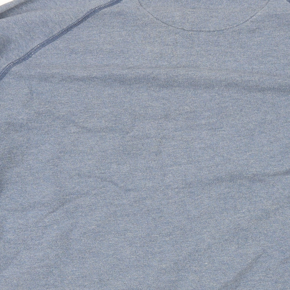 Uniqlo Womens Blue Polyester Pullover Sweatshirt Size L
