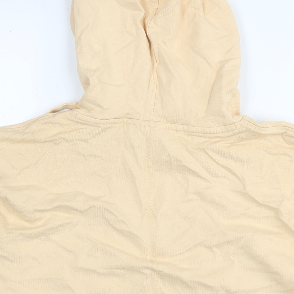 Broadway Womens Beige Cotton Pullover Hoodie Size L Pullover - Be Amazing