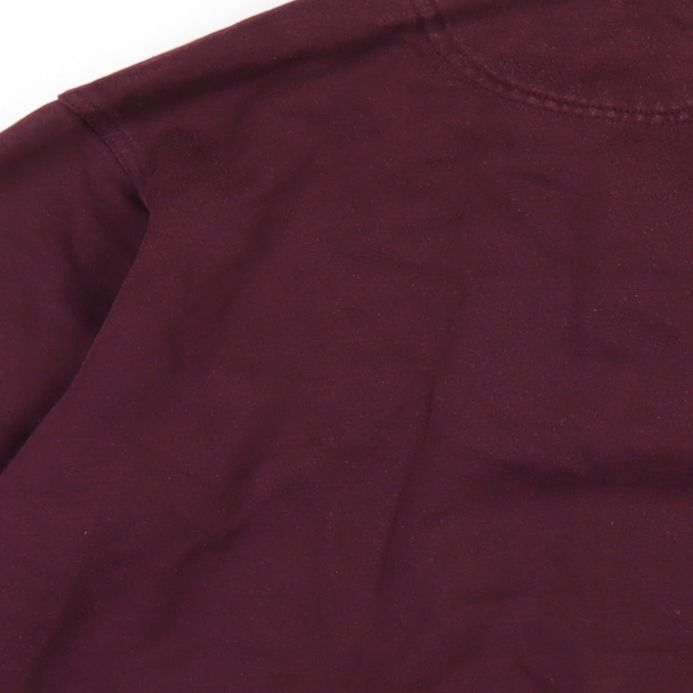 EWM Mens Purple Cotton Pullover Sweatshirt Size S