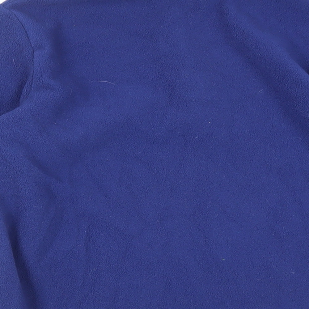 DECATHLON Boys Blue Polyester Pullover Sweatshirt Size 14 Years Zip