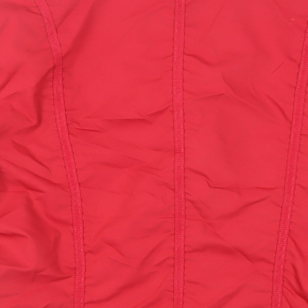 Savannah Womens Red Jacket Blazer Size 12 Button