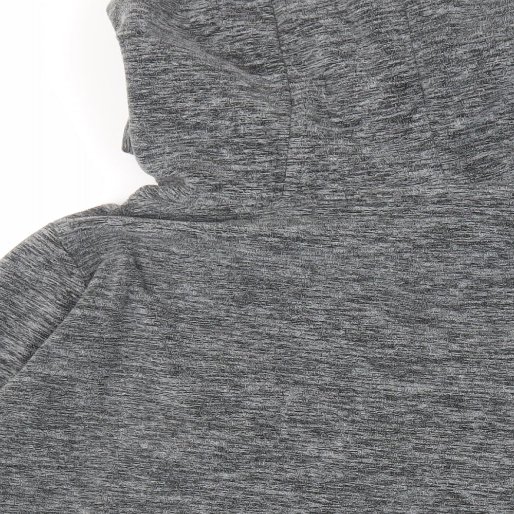 Sublevel Womens Grey Polyester Pullover Hoodie Size L Pullover