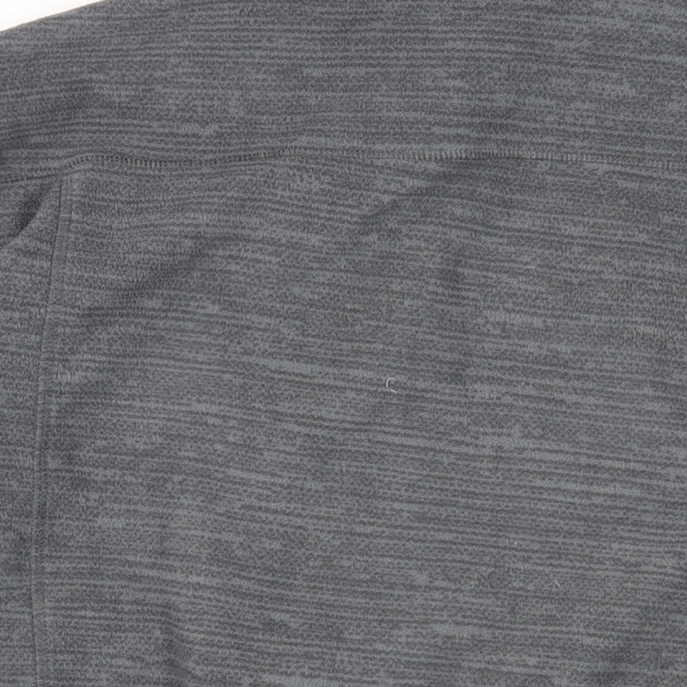 DECATHLON Womens Grey Jacket Size M Zip - Logo Zipped Pockets