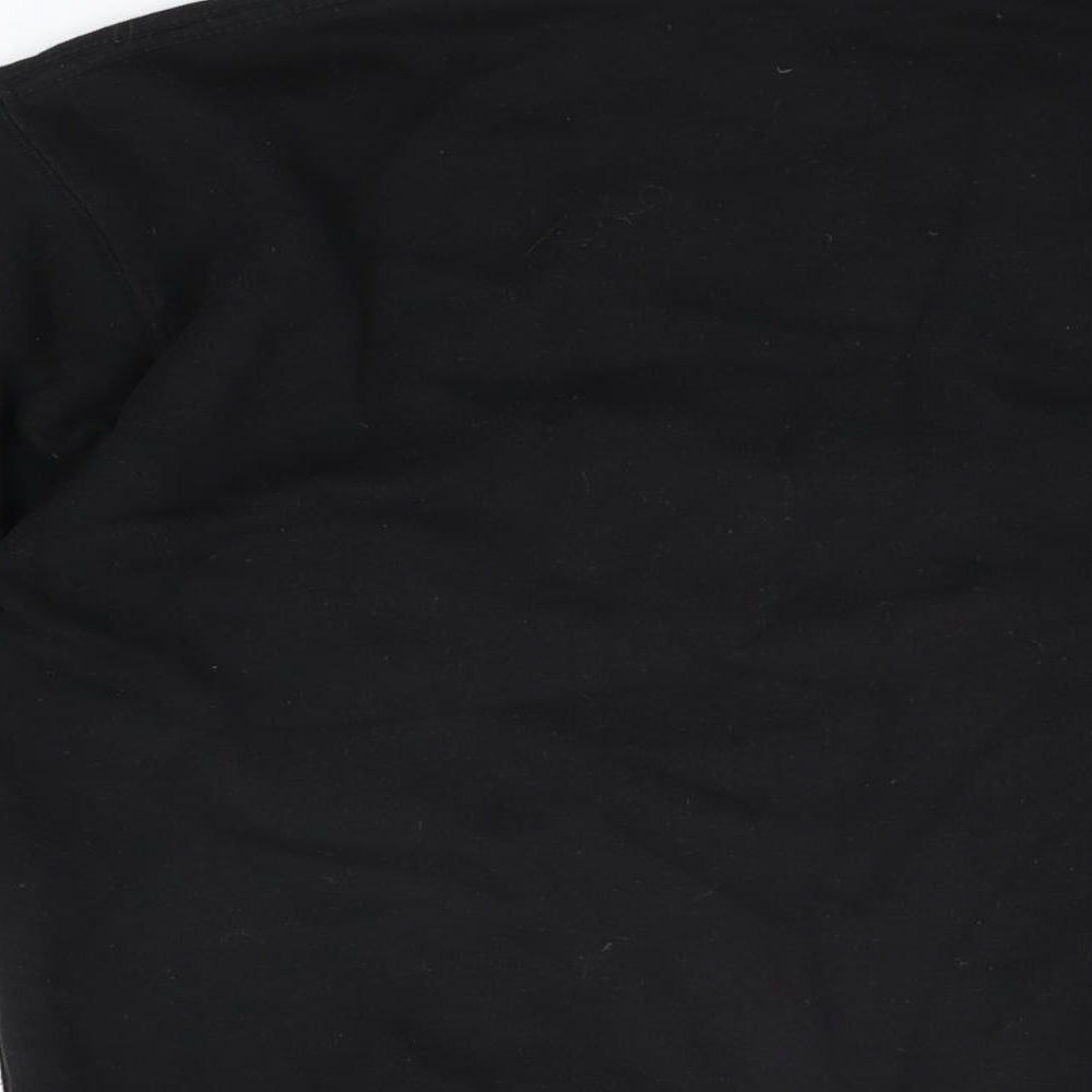 Joydivision Womens Black Cotton Pullover Sweatshirt Size S Pullover