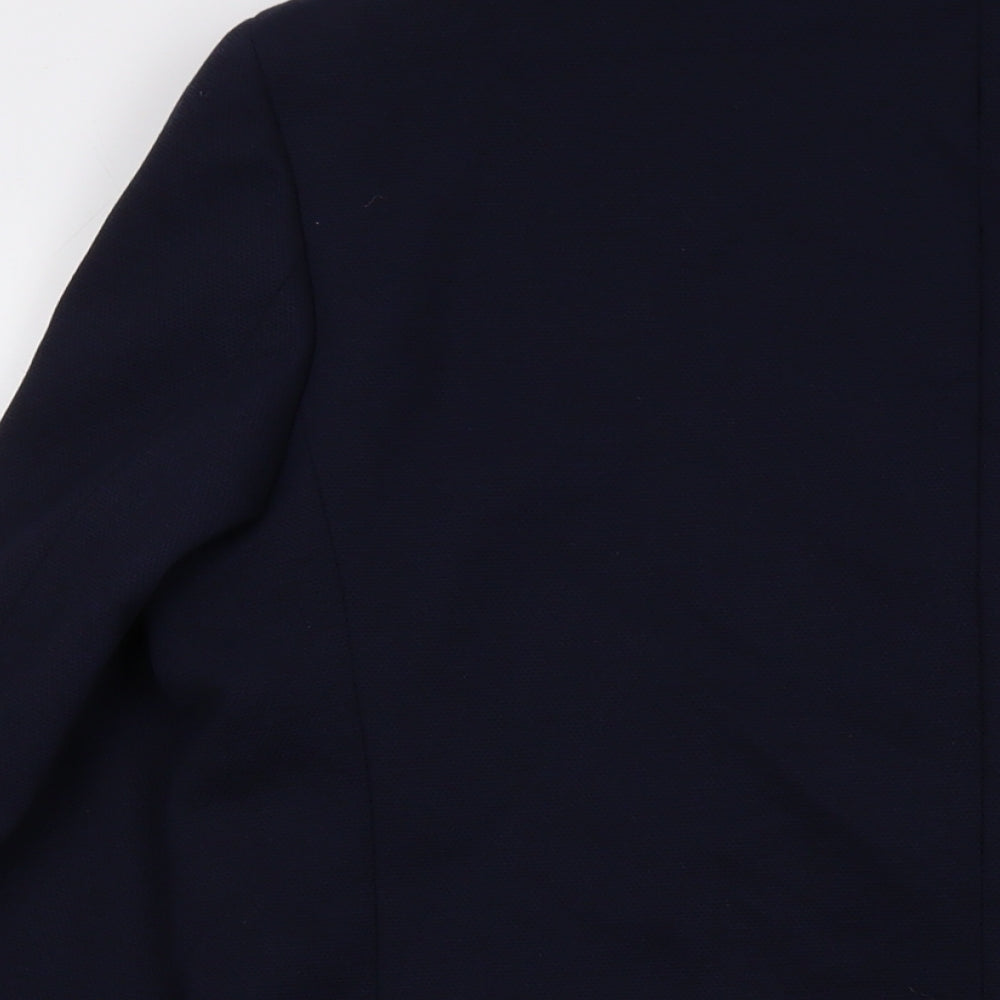 Marks & Spencer Mens Black Polyamide Jacket Suit Jacket Size 42 Regular