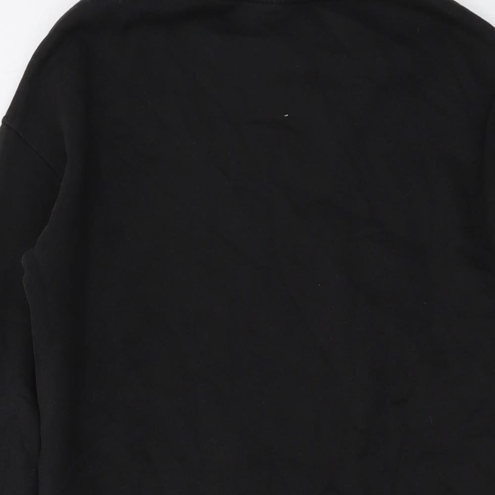 NEXT Girls Black Cotton Pullover Sweatshirt Size 9 Years Pullover